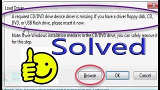 A Required CD DVD Drive Devices Driver is Missing If You Have a Driver Floppy DiskCDDVD Insert It [upl. by Bj]