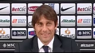 La conferenza stampa di presentazione di Antonio Conte [upl. by Ellenehc]