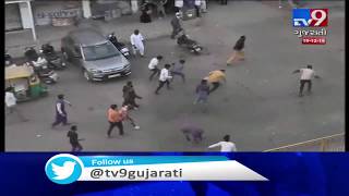 AntiCAA protest in ShaheAlam area Protesters pelted stones on Police van  Ahmedabad  Tv9 [upl. by Jessie]