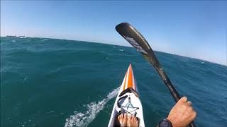 The BEST Downwind Surfski Paddle  06012018 [upl. by Ube]