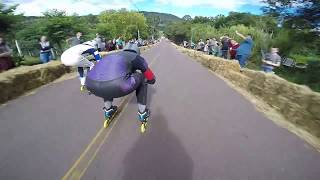 SEMIFINAL DOWNHILL ROLLER INLINE TEUTONIA 2017 [upl. by Ailina]