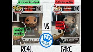 Funko Pop Legit Guide quotReal Vs Fakequot OPIE WINSTON 91 – SONS OF ANARCHY [upl. by Llednohs]