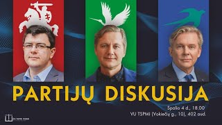 Diskusija Vytautas Sinica Vaidotas Vaičaitis ir Audronius Ažubalis [upl. by Yonatan]