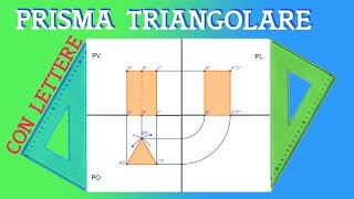 Proiezione Ortogonale di un Prisma a Base Triangolare [upl. by Edvard]