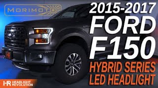 1517 Ford F150 Morimoto XB Hybrid LED Headlight Install  Headlight Revolution [upl. by Rodama]