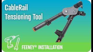 Feeney CableRail Tensioning Tool [upl. by Barhos]