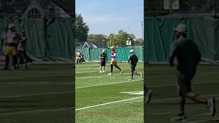 Jordan Love is back at Packers practice [upl. by Nylarad977]