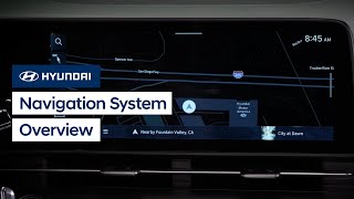 Navigation System Overview for ccNC Touchscreens  Hyundai [upl. by Basset]