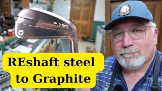 Reshaft Taylormade P790 quotCOPPERquot irons [upl. by Nirra]