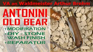 Antonini Old Bear ▶️Modifikation  DIYStonewashed Finish [upl. by Feld574]