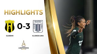 RESUMEN  GUARANÍ PAR VS ALIANZA LIMA PER 03  CONMEBOL LIBERTADORESFEM 2024 [upl. by Mcgannon]