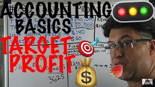 Accounting for Beginners 72  Target Profit  Managerial Accounting Basics Tutorial 101 [upl. by Teik]