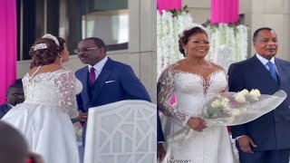 MARIAGE DE LA MINISTRE INES NEFER INGANI AVEC LA PRÉSENCE DU PRÉSIDENT DU CONGO SUBLIMÉ PAR SENAC [upl. by Ajile]