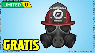 Capacete de Bombeiro de Foxzie Limited UGC GRÁTIS NO ROBLOX FREE LIMITED [upl. by Eade]