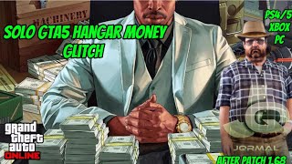 Solo Hangar Money Glitch  GTA5 ONLINR  AFTER PATCH 168 [upl. by Ennagroeg]