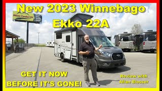 2023 Winnebago Ekko 22A Review  Mount Comfort RV [upl. by Noyes]