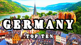 Top ten SMALL TOWNS to visit in Germany 2024 [upl. by Munro]