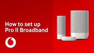 How to set up Vodafone Pro II Broadband  Support  Vodafone UK [upl. by Dranek]