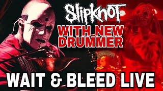 SlipknotWait and Bleed With New Drummer Eloy Casagrande First Show Reaction slipknot [upl. by Kuhn]