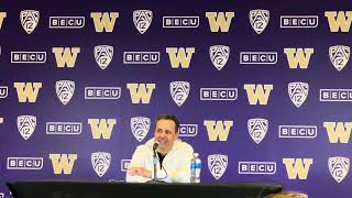 Husky Football 2024 Spring Game interview with Coach Jedd Fisch [upl. by Chalmers]