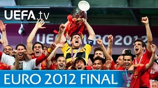 Spain v Italy UEFA EURO 2012 final highlights [upl. by Eicrad]