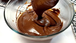 Chocolate Ganache Recipe with Cocoa Powder [upl. by Dunston]