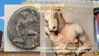 Knossos king Minos labyrinth and minotaur [upl. by Anayrb]