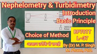 Nephelometry amp Turbidimetry  Intro amp Principle  Instrumental Method of Analysis  BP701T  L37 [upl. by Hance738]