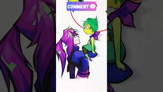 Which one is real face of Disgust from inside 2 viral art insideout2 shorts [upl. by Vey]