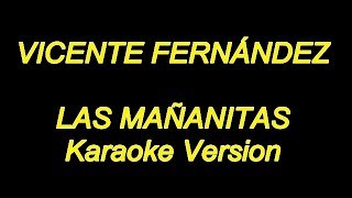 Vicente Fernandez  Las Mañanitas Karaoke Lyrics NUEVO [upl. by Colp750]