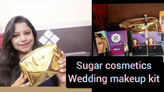 Sugar Cosmetics Wedding makeup kit Honest Review [upl. by Toombs]