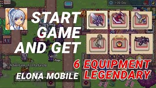 HOW TO GET 6 RED EQUIPMENT LEGENDARY TIPS ELONA MOBILE ANDROID [upl. by Nrek143]