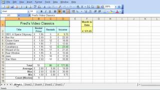 Microsoft Excel Tutorial for Beginners 31  Worksheets Pt1  Multiple Worksheets [upl. by Boyer]