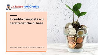 Il credito dimposta 40 caratteristiche di base [upl. by Fawna]