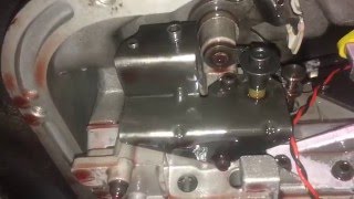 First Gen Cummins transmission fluid filter and band adjustment [upl. by Ymmij]