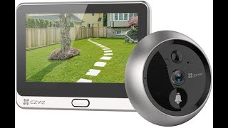 Review of the EZVIZ DP2C 1080p door viewer peephole camera [upl. by Yraht892]