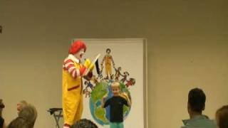 Ronald McDonald Visit [upl. by Atidnan]