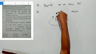 MOVIMIENTO CIRCUNFERENCIAL MCU Y MCUV  CEPREUNI  Problema 15 [upl. by Rika558]