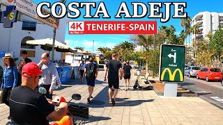 TENERIFE  COSTA ADEJE  What is Currently Happening ☀️ 4K Walk ● February 2024 [upl. by Kcirderfla]