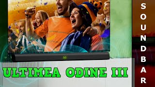 Ultimea Odine III  elegancki i niedrogi soundbar z basikiem bez subwoofera  test recenzja review [upl. by Pulling]