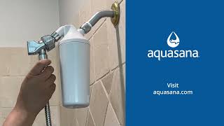 Aquasana Shower Filter System healthylifestyle watersolutions showerfilter [upl. by Xuaegram]