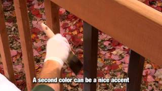 How to Apply a Solid Color Wood Stain [upl. by Felipe]