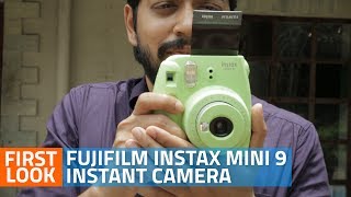 Fujifilm Instax Mini 9 Instant Camera Unboxing and First Look [upl. by Tonnie433]