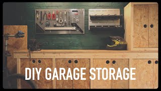 GARAGE STORAGE IDEAS for Cheap DIY amp MTB Workshop Ideas [upl. by Azeel]