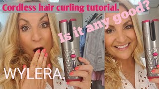 Cordless hair curling tutorial Is it any good Wylera [upl. by Ihsir]