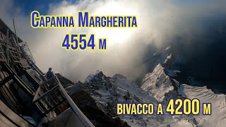 Capanna Margherita 4554 m Hardcore Version  Via Normale  Monte Rosa [upl. by Swetlana]