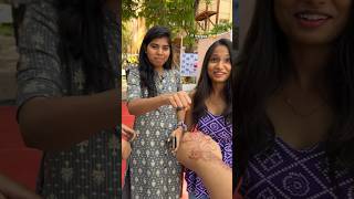 Making someone smile🌸🥰treanding treandingshort viral viralvideo viralshorts gnit hyderabad [upl. by Nassi970]