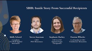 SBIR Inside Story from Successful Recipients [upl. by Marteena]