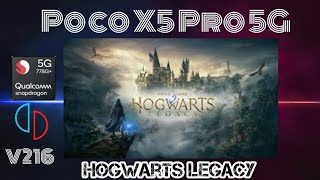 Hogwarts legacy Yuzu Emulator v216 Android Testing Poco X5 Pro 5G [upl. by Suivatnod421]