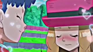 Ash and Serena jealous moment🙄with Miette huge 💞❤️ Pikachu funny moments 😂 [upl. by Imoan]